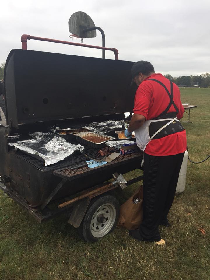 Community BBQ event hosted by Big Grills on Wheels in Maryland