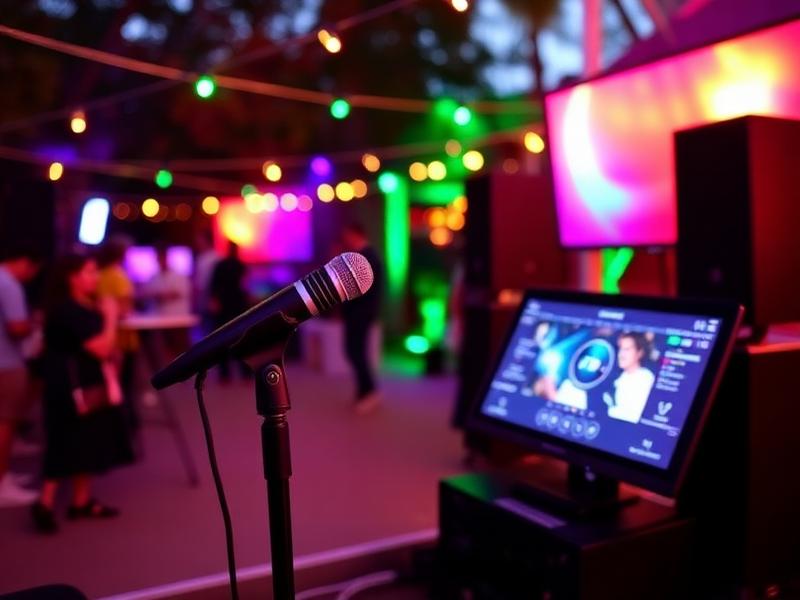 Karaoke Setup service by Big Grills on Wheels in Maryland